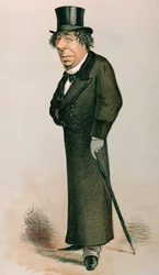 Disraeli, Benjamin (1804-81): Karikatur aus Vanity Fair, 30. Januar 1869